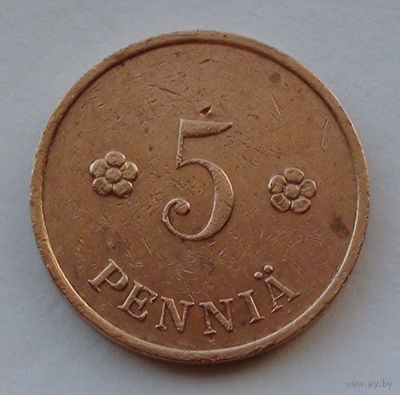 Финляндия 5 пенни. 1936