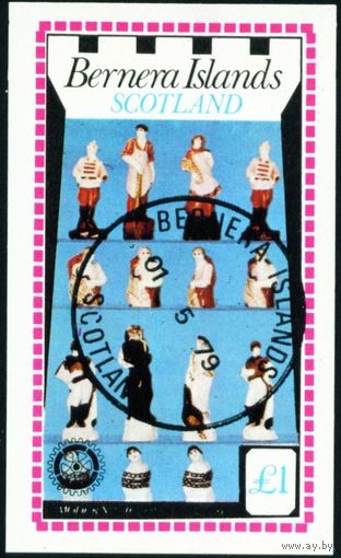 Культура Шотландия 1979 год блок из 1 беззубцовой марки