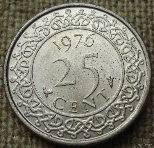 25 центов 1976 Суринам