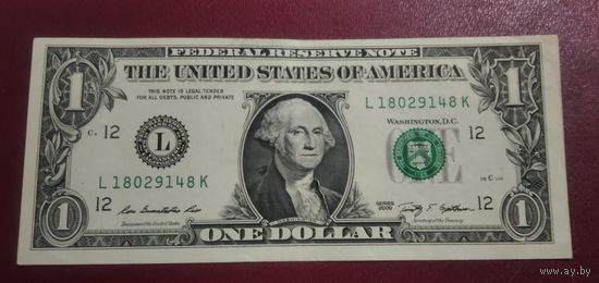 1 доллар США 2009 г.в. Сан-Франциско