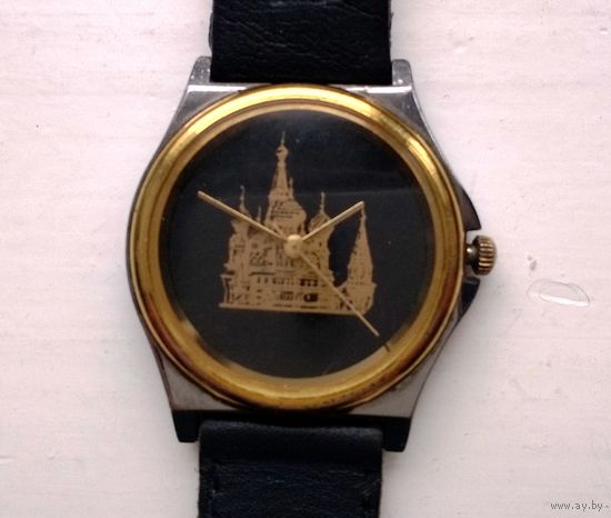 Часы "Собор Василия Блаженного", 2-я половина 80-х гг., "Луч" Кварц , limited edition, в рабочем состоянии