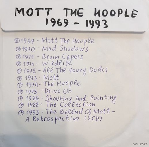 CD MP3 дискография MOTT THE HOOPLE - 1 CD