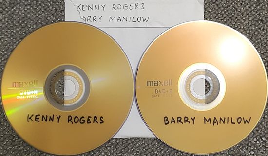 DVD MP3 дискография - Kenny ROGERS, Barry MANILOW - 2 DVD