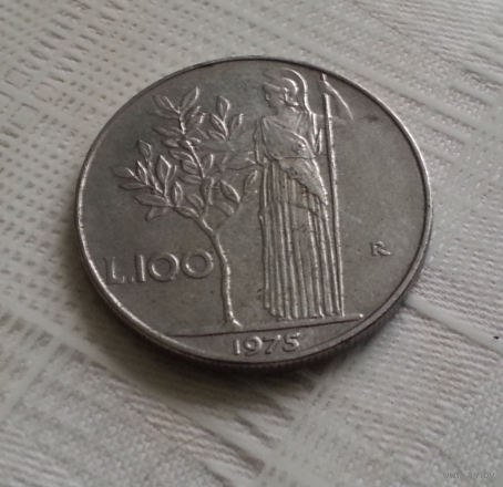 100 лир 1975 г. Италия