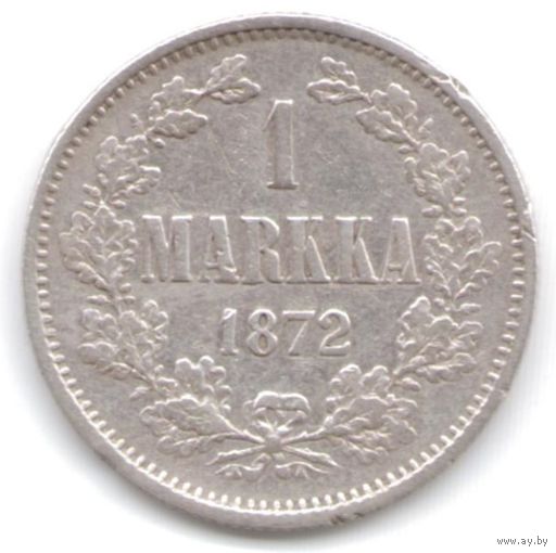 1 марка 1872 год (для Финляндии) _состояние VF/XF