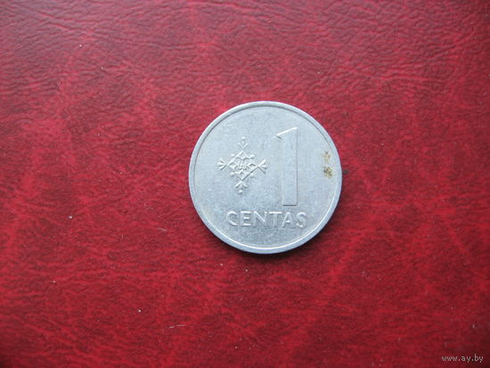 1 цент 1991 года Литва (р)