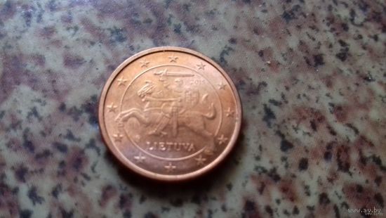 1 евроцент Литва 2015 г.