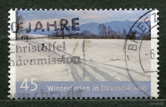 Зимний пейзаж. Германия. 2012. Полная серия 1 марка
