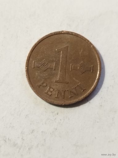 Финляндия 1 пенни 1965