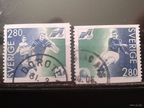 Швеция 1992 Футбол Полная серия