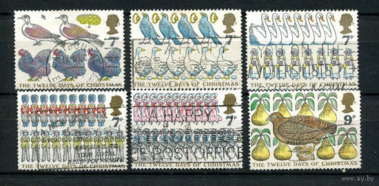 Великобритания - 1977 - Рождество - [Mi. 750-755] - полная серия - 6 марок. Гашеные.  (Лот 11M)