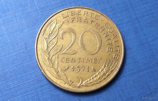 20 сантимов 1971. Франция.