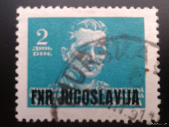 Югославия 1950 маршал Тито надпечатка