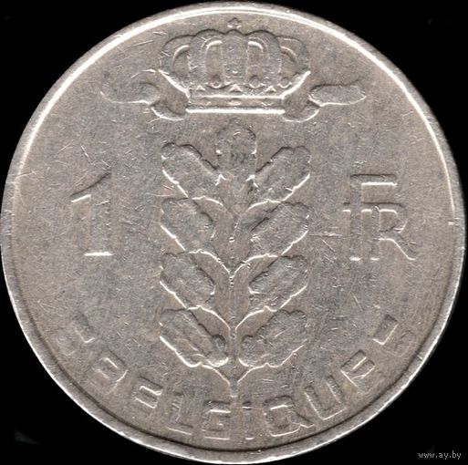 Бельгия 1 франк (Q) 1966 г. КМ#142 (2-2)