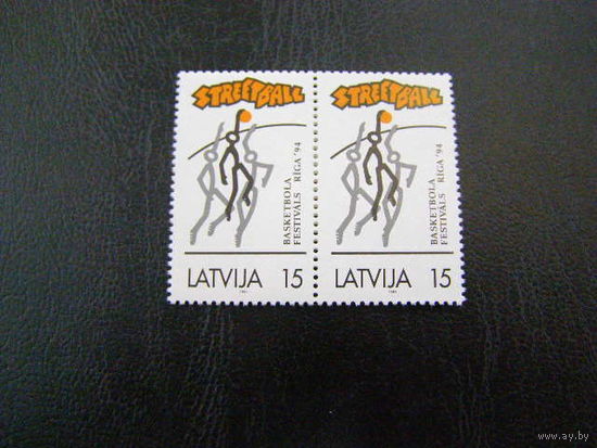Латвия 1994 спорт Баскетбол Стритбол Спорт 1м**