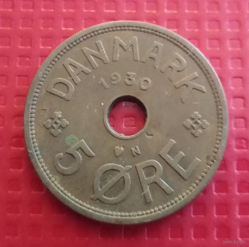 Дания 5 эре 1930 г. #40315