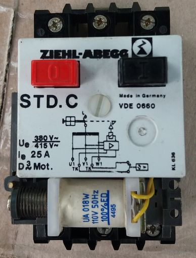 Устройство тепловой защиты электродвигателя Ziehl-Abegg STD (CE. Germany)