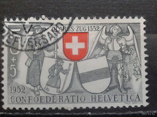 Швейцария, 1952, гербы
