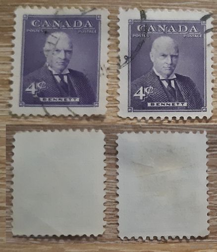Канада 1955 Премьер-министры. Ричард Б. Беннетт.