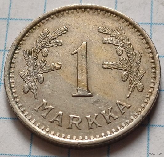 Финляндия 1 марка, 1938     ( 2-4-7 )