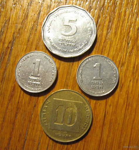 Израиль. Набор из 8 монет.