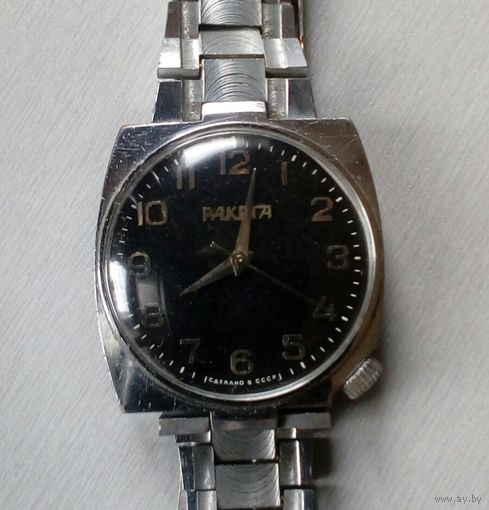Часы наручные мужские "Ракета",2609.НА, SU, (канистра), редкие, противоударный баланс, брызгозащищенные,СССР.