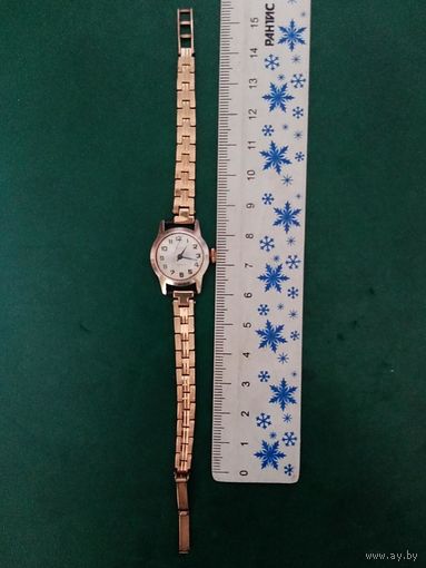 Часы KUCO СССР редкие рабочие механика женские с браслетом позолота в коллекцию