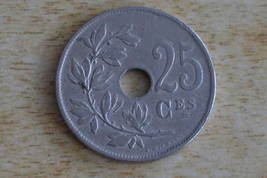 Бельгия 25 сантимов 1922