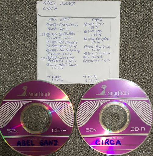 CD MP3 ABEL GANZ, CIRCA - 2 CD