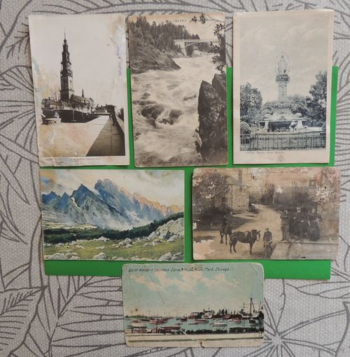 Почтовые открытки Украина, Америна, Европа, до 1917 г.