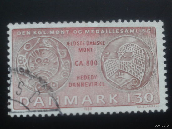 Дания 1980 медаль