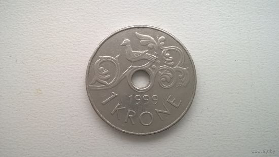 Норвегия 1 крона, 1999г. (D-84)
