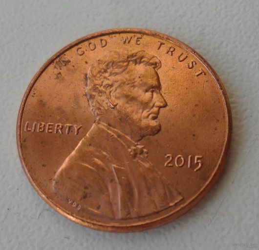 1 цент США 2015 г.в.