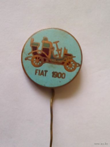 Значок FIAT 1900 Тяжмет,эмаль.