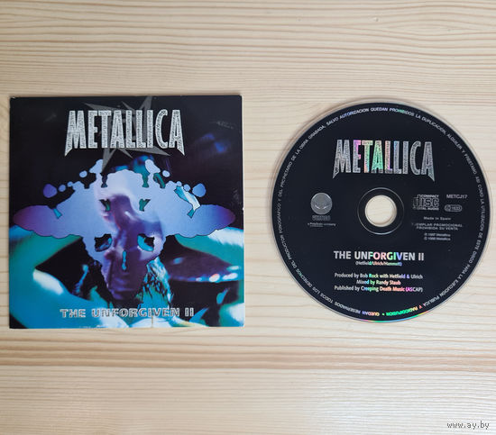 Metallica - The Unforgiven II (Promo CD, Spain, 1998, лицензия) Cardboard Sleeve