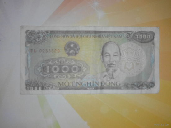 Вьетнам 1000донг 1988г