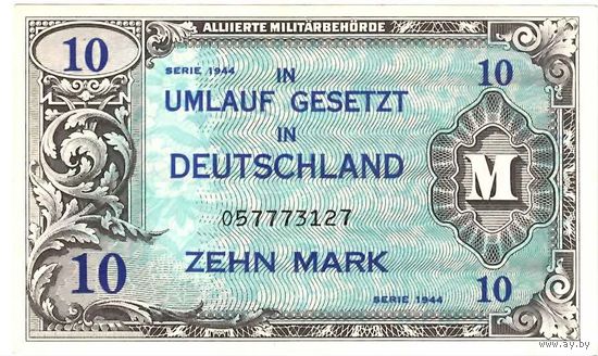 Германия, 10 марок, 1944 г., оккупация (made in USA)