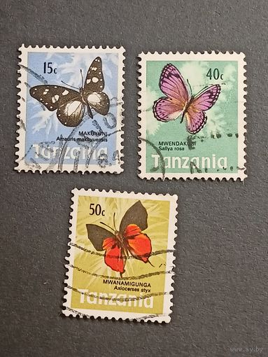 Танзания 1973. Бабочки