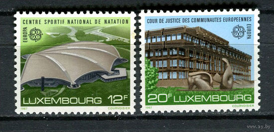 Люксембург - 1987 - Европа (C.E.P.T.) - Архитектура - [Mi. 1174-1175] - полная серия - 2 марки. MNH.  (Лот 163AE)