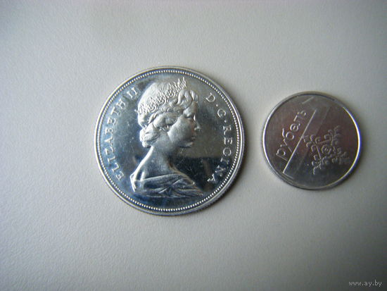 Канада 1 доллар 1970г.(100 лет со дня присоединения Мнитобы).