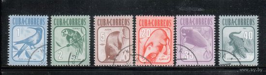 Куба-1981,(Мих.2606-2611) гаш.,  Стандарт, Фауна,   (полная серия)