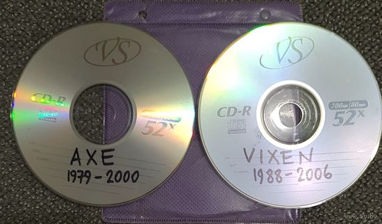 CD MP3 AXE, VIXEN - 2 CD
