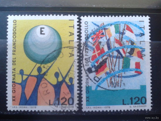Италия 1978 День марки, рисунки детей
