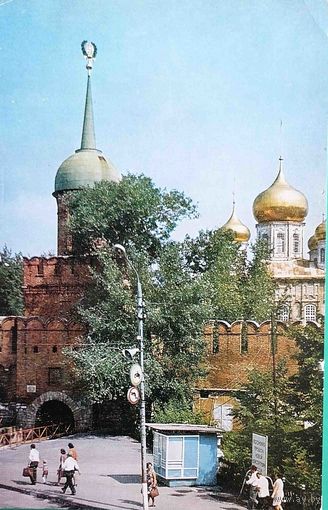 Тула Кремль Башня Одоевских ворот Успенский собор