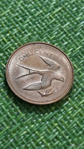 Белиз 1 цент 1974 г ( Вилохвостый коршун , фауна  )