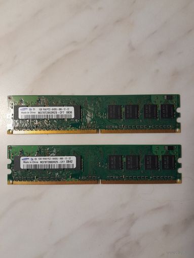 Оперативная память DDR 2 Samsung M378T2863RZS-CF7 1GB 1Rx8 PC2-6400U-666-12-ZZ