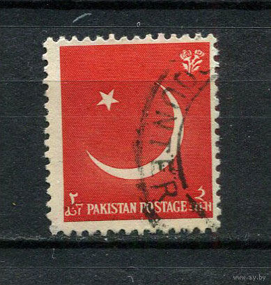 Пакистан - 1956 - Полумесяц и звезда - [Mi. 83] - полная серия - 1 марка. Гашеная.  (LOT DZ25)-T10P34