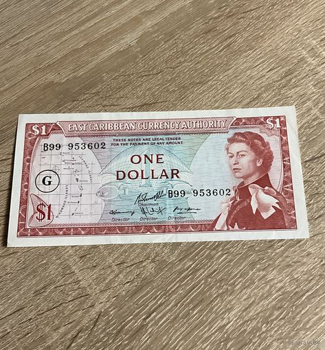 Восточные Карибы 1 доллар 1964 г. Гренада