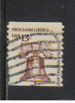 США 1975 Вып Американа Колокол свободы Стандарт #1191С