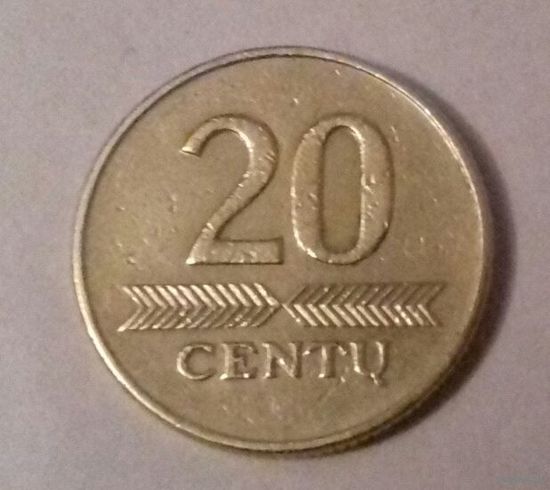 20 центов, Литва 1998 г.